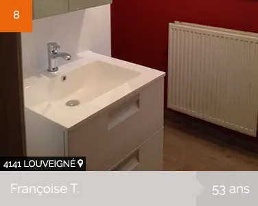 1HPH - Rouxhet - Louveigné - Homme à tout faire - Pose de sanitaires