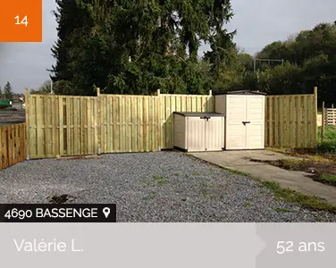 1HPH - Rouxhet - Louveigné - Homme à tout faire - Construction d'une clôture